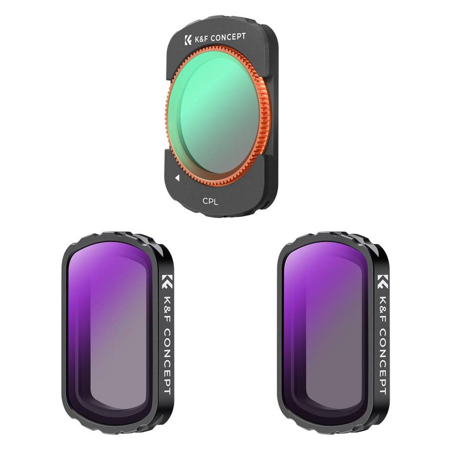 K&F Concept CPL + ND4 + ND8 Filter Kit for DJI Osmo Pocket 3