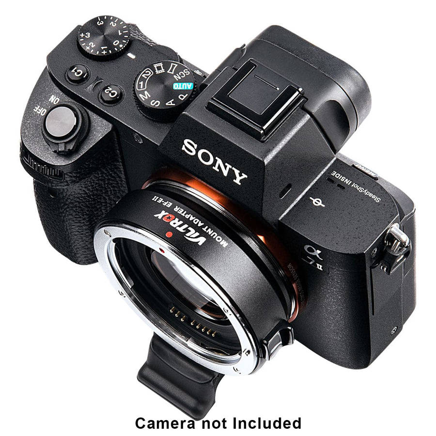 Viltrox Auto Focus Adapter, Canon EF lenses - SONY E-Mount Cameras +1 f-stop