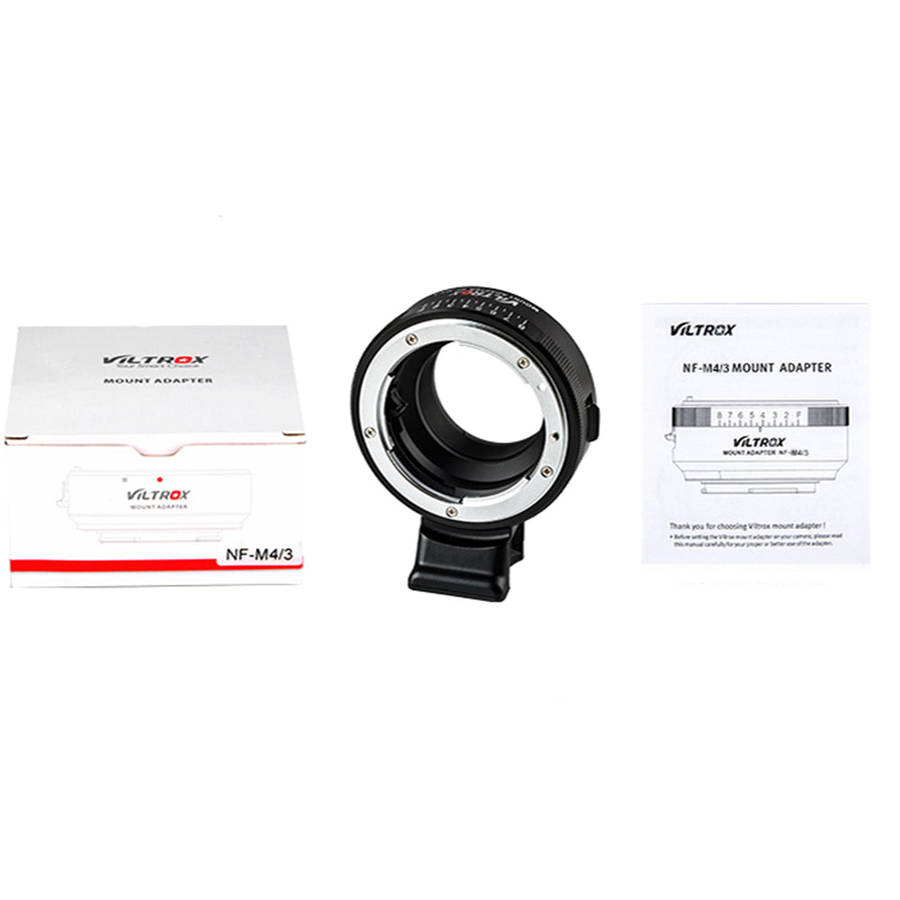 Viltrox Manual Focus Adapter for Nikon lens type G,D,F,S & AI mount to M4/3