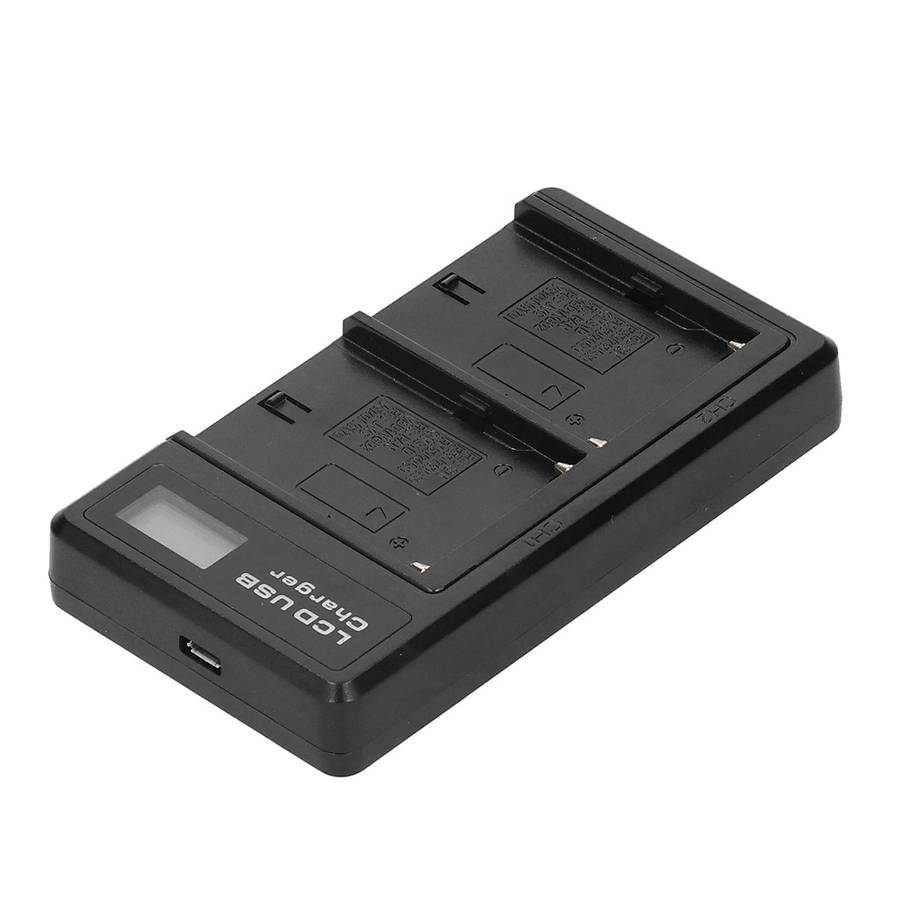 E-Photographic Dual USB Battery Charger for SONY NP-F550/750/950/970/980
