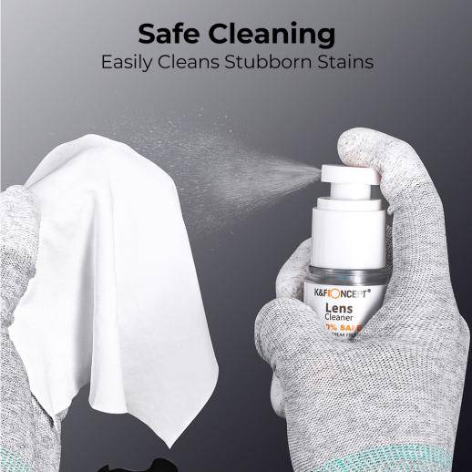 K&F Concept 15 in 1 Camera and Lens Cleaning Kit: Air Blower, Cleaning Pen, Cleaning Wipes, 15ml ...