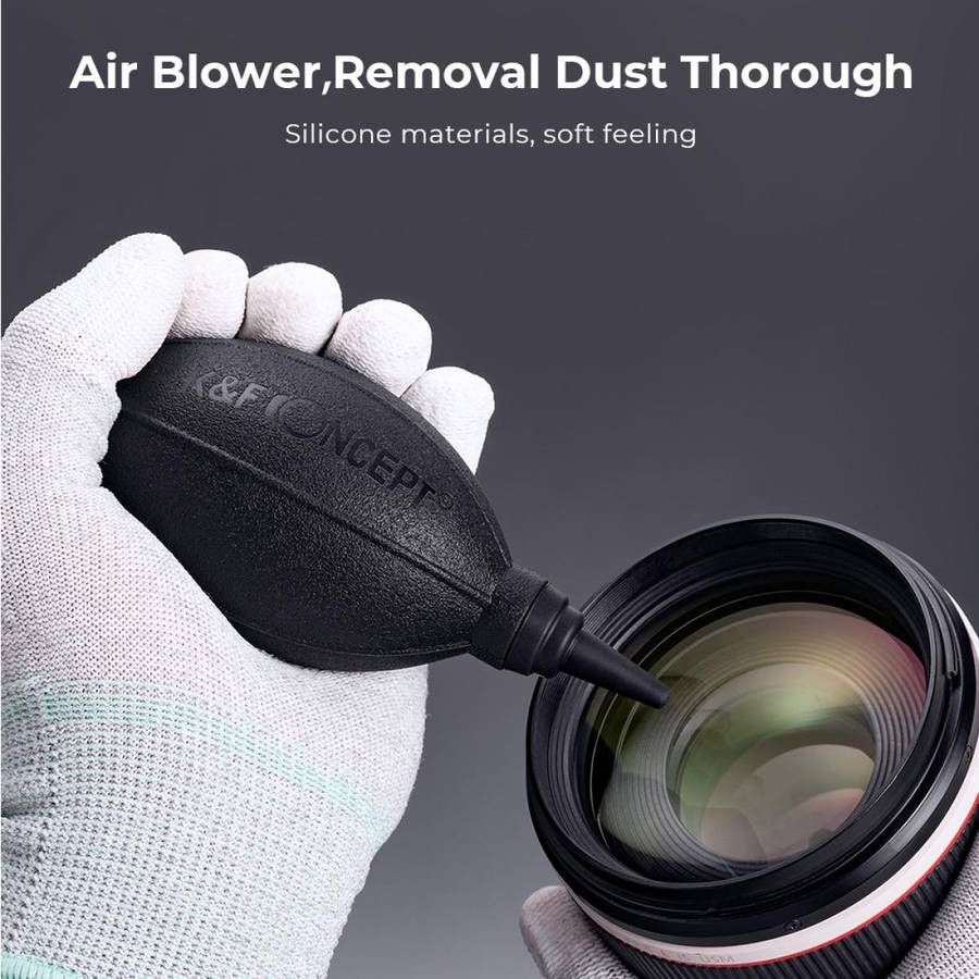K&F Concept 15 in 1 Camera and Lens Cleaning Kit: Air Blower, Cleaning Pen, Cleaning Wipes, 15ml ...