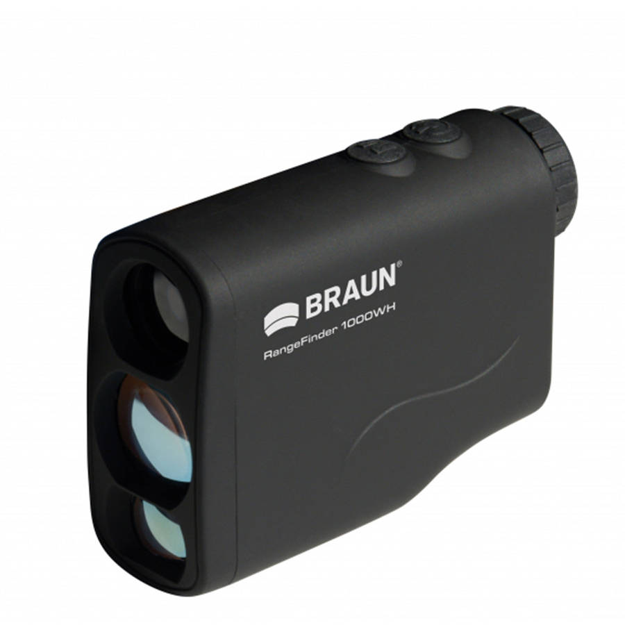 BRAUN 1000WH Laser Range Finder  1000m Precision for Golf & Hunting
