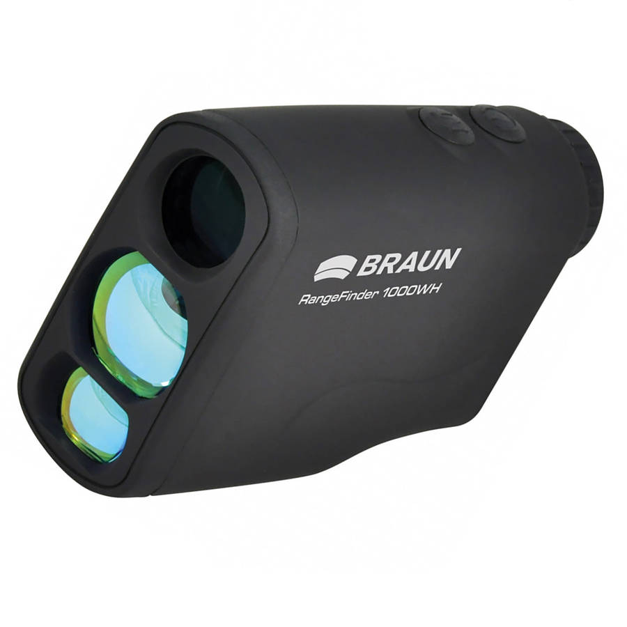 BRAUN 1000WH Laser Range Finder  1000m Precision for Golf & Hunting
