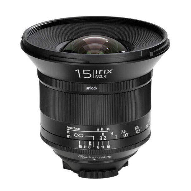 Irix 15mm Blackstone prime, manual focus wide angle lens for Canon DSLR's - IL-15BS-EF