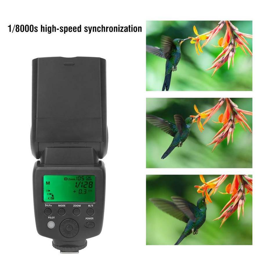 Visico iTTL PRO Flash for Nikon DSLR & Z Series Mirrorless Cameras VS-765N