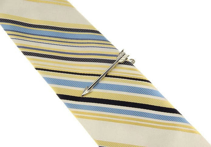 Silver Arrow Tie Bar