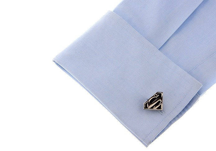 Superman Cuff Links - Monochrome