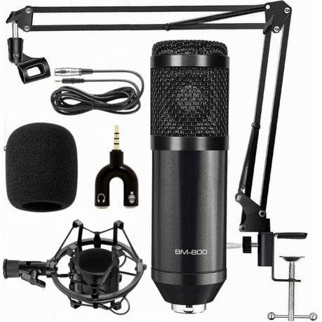 Music D.J M800 Professional Condenser Microphone Black