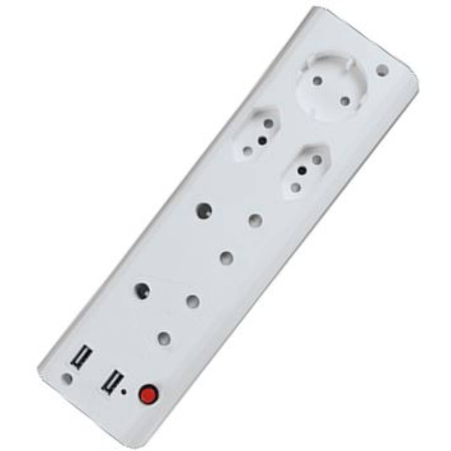 2xUSB Charger + 2x16A + 2x3 Pin Euro + 1 Shuko Multiplug