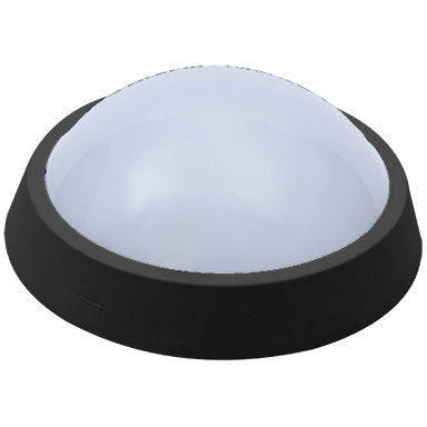 12w Led PVC BLK Bulkhead 6000k Cool White Daynight Sensor85-265vac