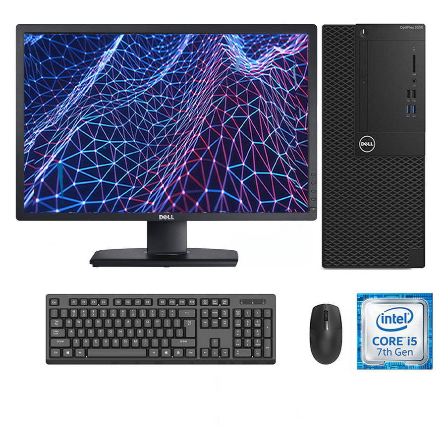 REFURBISHED - DELL OPTIPLEX 3050 MINI TOWER - I5 7500 - 16GB DDR4 - 256GB M.2 SSD - 23INCH - DELL...