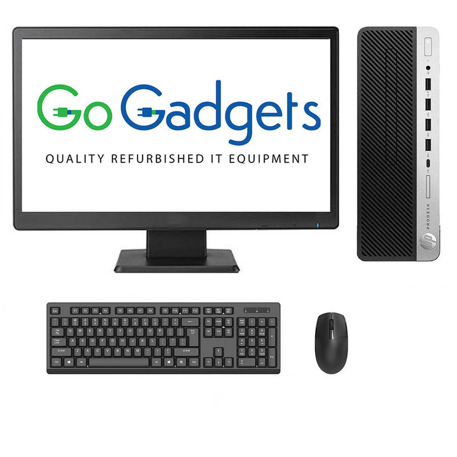 REFURBISHED - HP PRODESK 600 G3 SFF - PENTIUM G4400 6TH GEN - 8GB DDR4 - 500GB HDD - 19INCH - GEN...