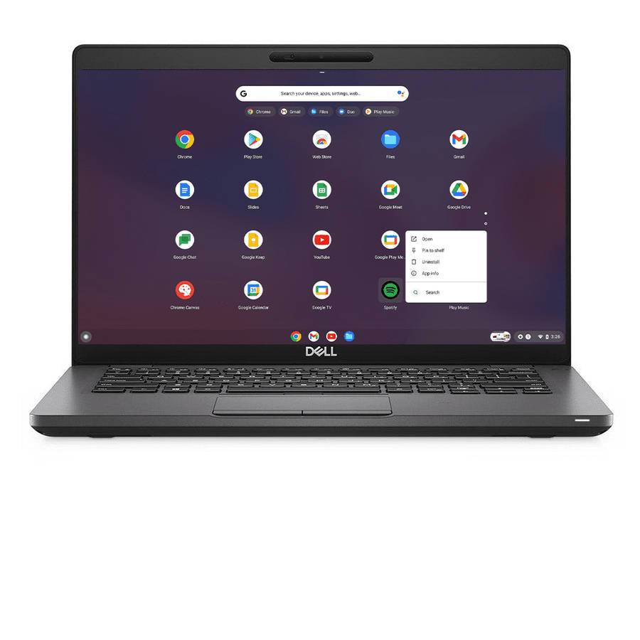 REFURBISHED - DELL LATITUDE 5400 CHROMEBOOK - I5 8250U - 8GB DDR4 - 256GB NVME SSD - 14 INCH - LA...