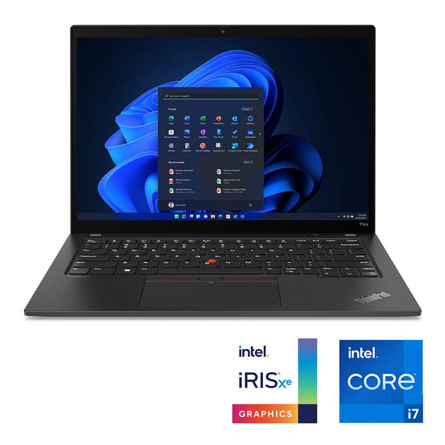 REFURBISHED - LENOVO THINKPAD T14s GEN 3 - i7-1255U - 16GB LPDDR5 - 512GB M.2 SSD - 14 INCH - LAP...