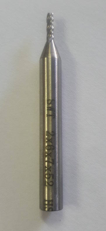 CNC Drillpro HSS 4 Flute End Mill - 2mm