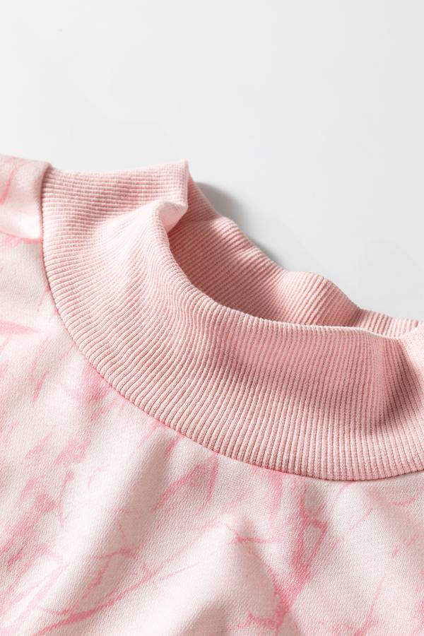 Pink Camo Print Jogger Pants Set