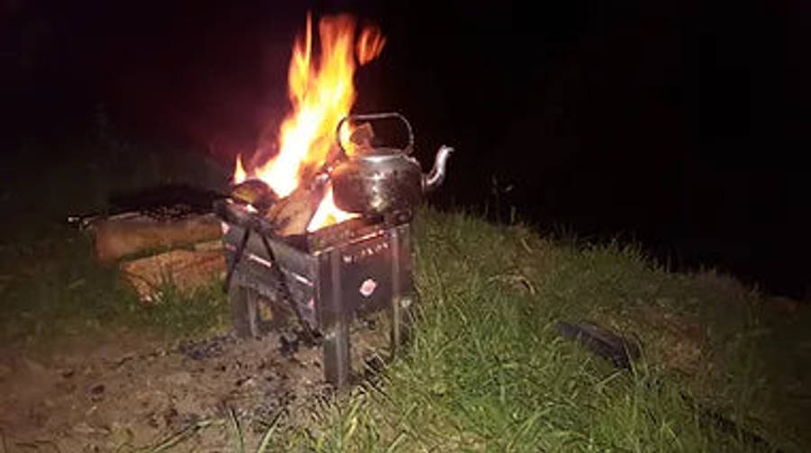Madkon 600S Stainless Steel Braai with Grid & Bag