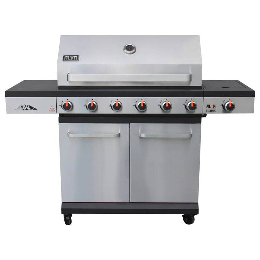 Alva Sierra 6-Burner BBQ With Side Burner