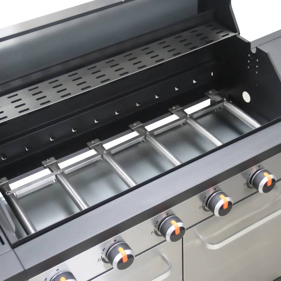 Alva Sierra 6-Burner BBQ With Side Burner