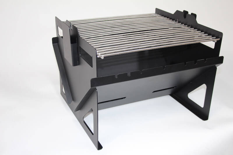 Jetmaster Camp Braai(Stainless Steel) Complete with Grill, Kebab Rods, Potjie Frame & Rotisserie ...