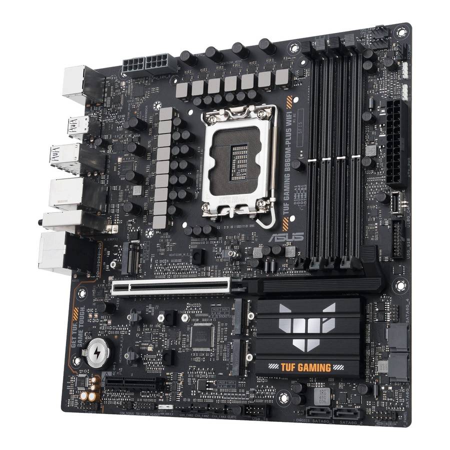 Asus TUF Gaming B860M-Plus Wi-Fi M-ATX Motherboard  Intel LGA1851, DDR5, PCIe 5.0. Wi-Fi 7