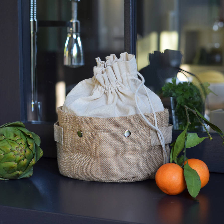 Pebbly Storage Basket with Removable Bag - Medium
