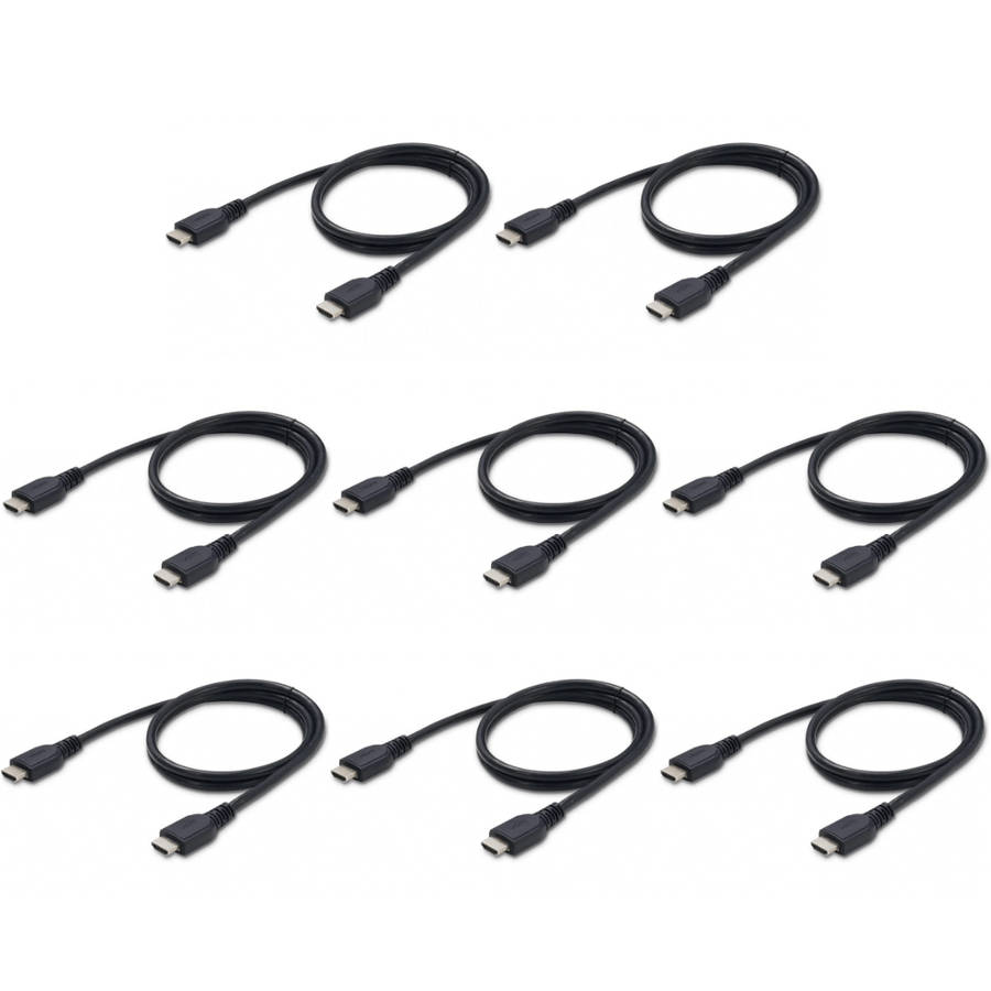 10 x HDMI Cable 2.0 Male To Male - 1 Meter -