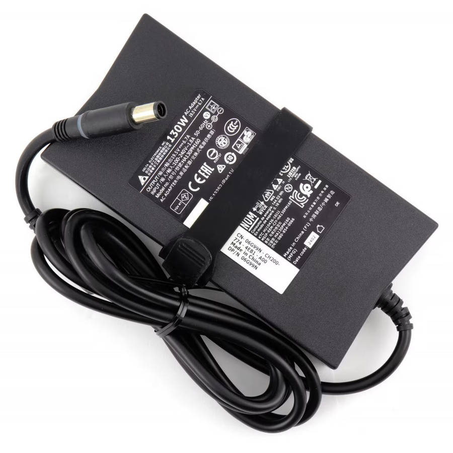 Dell HA130PM160 130W Large Round Pin AC Power Adapter - Used