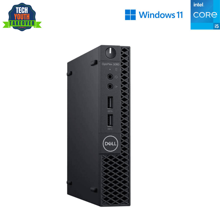 Dell OptiPlex 3060 Micro Business Computer - i5 8400T - 16GB DDR4 - 256GB SSD - Win11Pro - Refurb