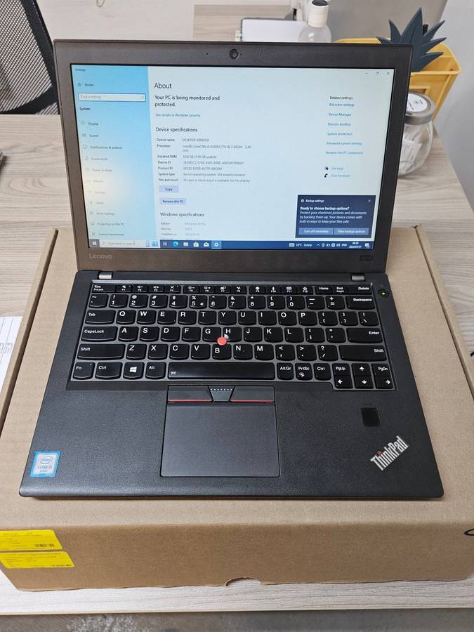 LENOVO THINKPAD X270 - I5 6200U - 8GB DDR4 - 256GB SSD - WINDOWS 10 PRO 64 BIT - REFURBISHED 12.5...