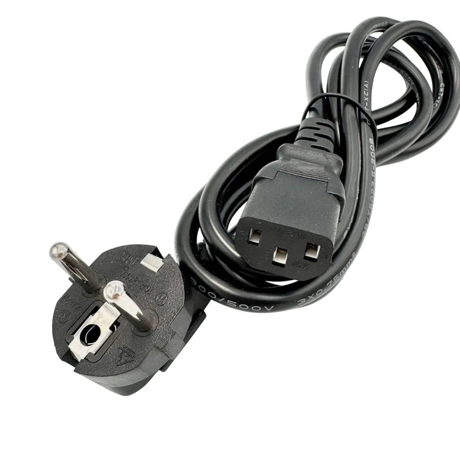 Universal EU Schuko Plug AC Power Cord AII8963  Refurb