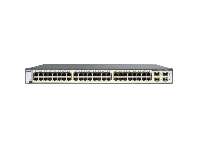 Cisco Ws-C3750-48Ps-S - 48 Port 10/100 Poe Switch - Refurb Switch