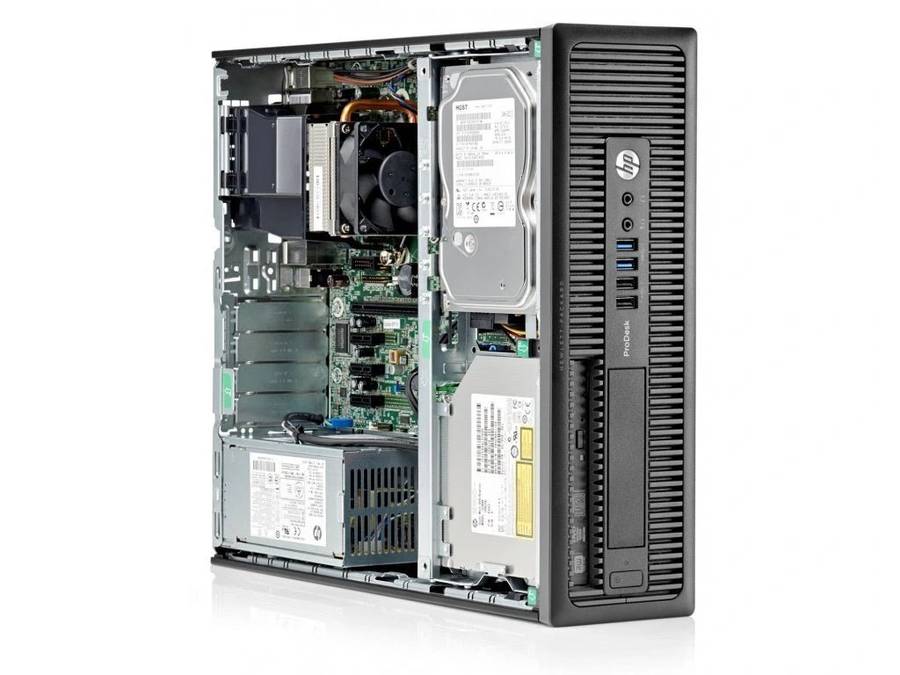 HP ProDesk 600 G1 SFF Office Computer - i3 4160 - 4GB DDR3 - 500GB HDD - Win10Pro - Used Desktop PC