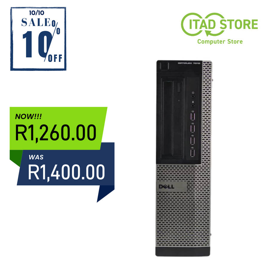 DELL OPTIPLEX 7010 DT - I5 2400 - 4GB DDR3 - 500GB SATA HDD - INTEL HD 2000 - D GRADE COMPUTER