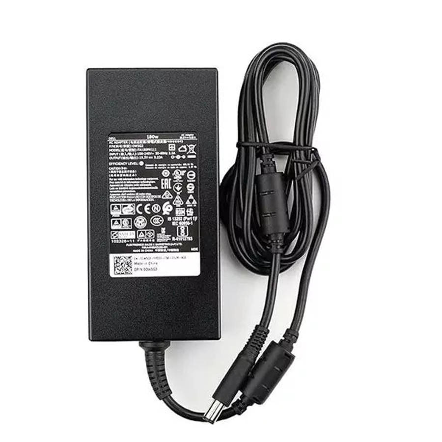 Dell DA180PM111 180W 19.5V 9.23A 3-pin/Big Round Pin Power Adapter 