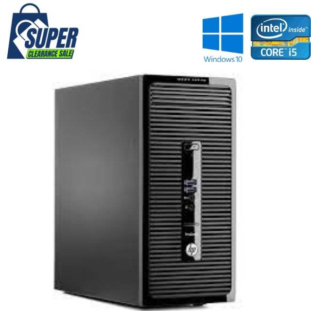 HP PRODESK 400 G2 MT - I5 4590S - 4GB DDR3 - 500GB SATA HDD - WINDOWS 10 PRO 64 BIT - REFURBISHED...
