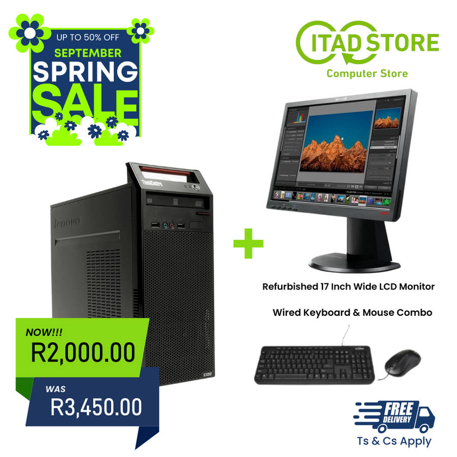 LENOVO THINKCENTRE EDGE 92 TOWER - I7 3770 - 8GB DDR3 - 1000GB SATA HDD - INTEL HD 4000 - D GRADE...
