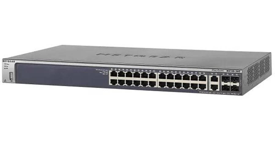 Netgear M4100-26G GSM7224v2h2 ProSAFE 26-Port Gigabit L2+ Managed Switch  Used