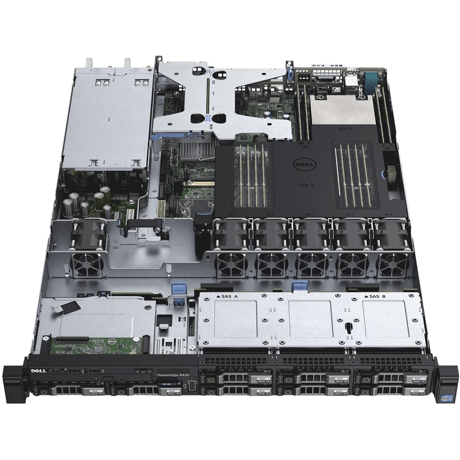 Dell PowerEdge R430 1U Rackmount Server  8 SFF  2 x Xeon E5-2683 V4  64GB DDR4  2 x 3...