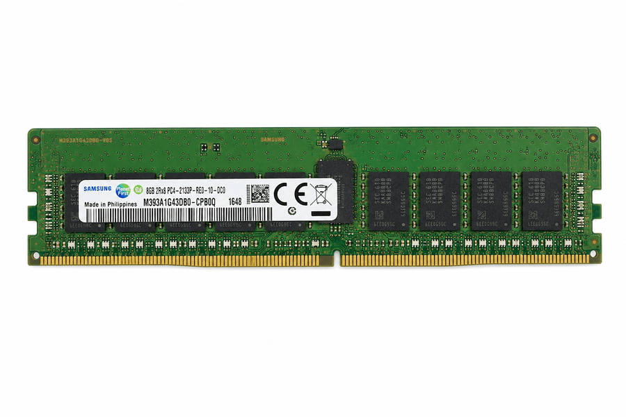 Samsung 8GB 2Rx8 PC4-2133P-RE0-10-DC0 DDR4 ECC Registered Server RAM  Refurb
