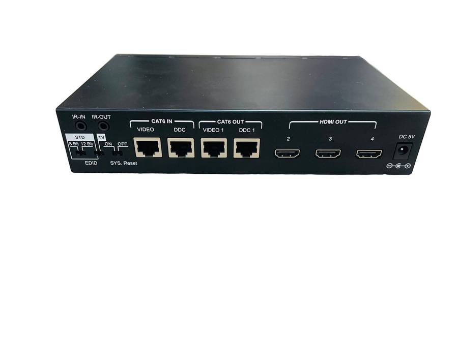 CLUX-1CAT4H 1 by 4 CAT6 to HDMI Splitter  Refurb