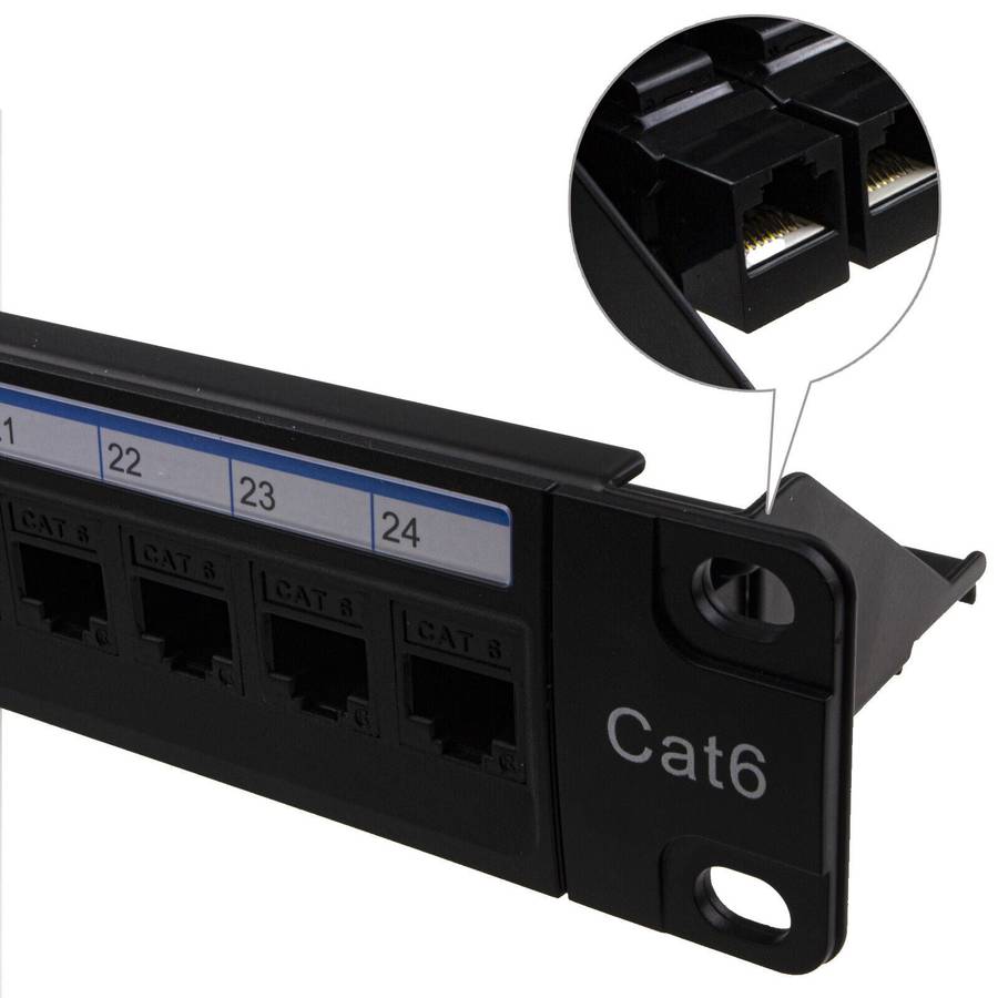 Linkbasic 24 Port Cat6 UTP Patch Panel