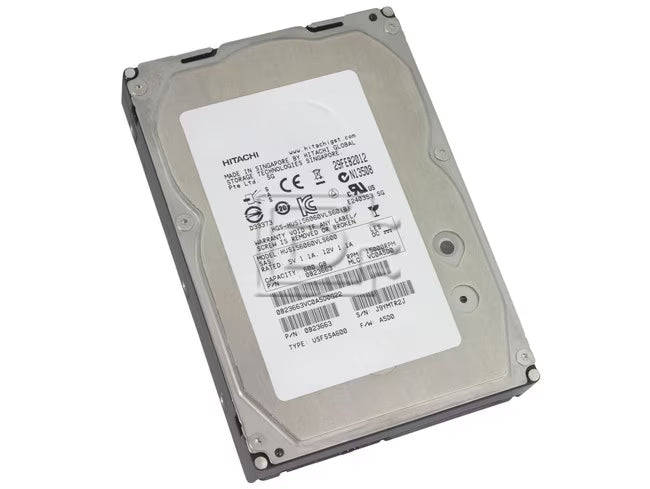 Hitachi HUS156060VLS600 3.5 Inch 600GB 15K 6Gbps SAS Hard Drive  Refurb