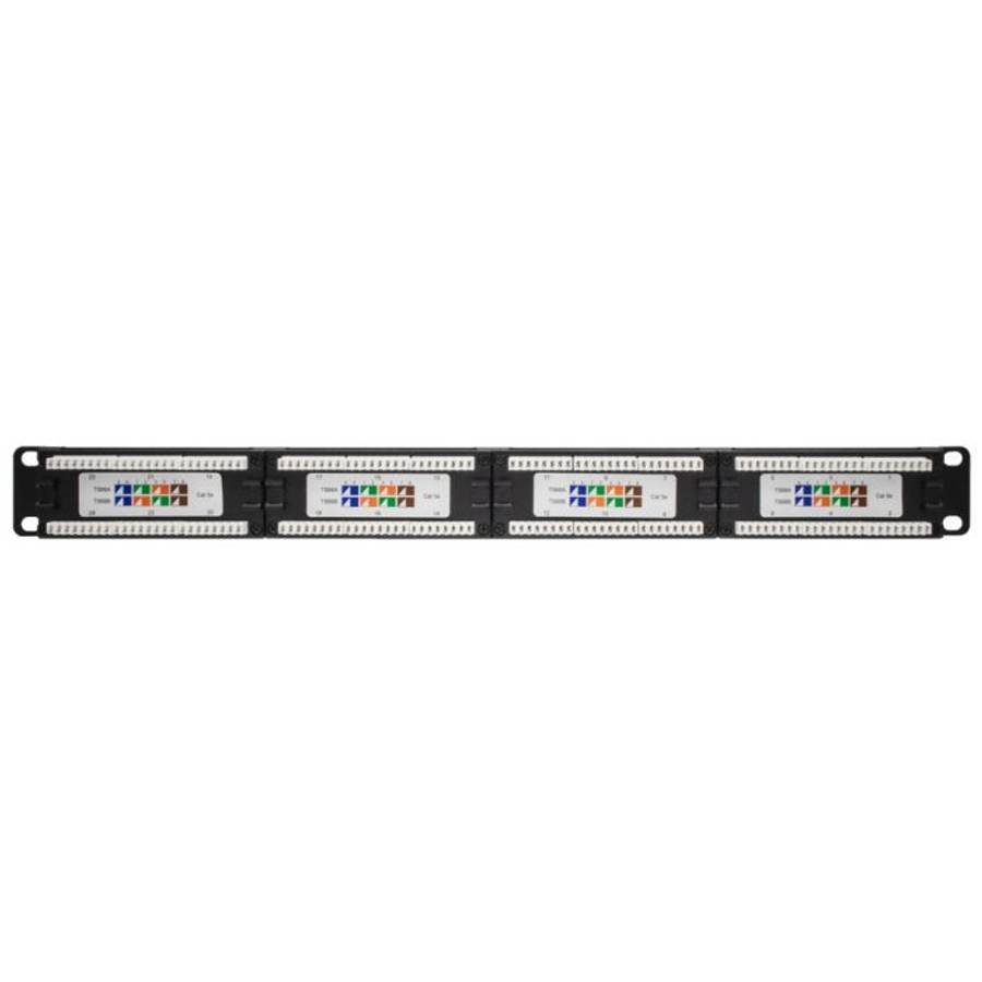 Linkbasic 24 Port Cat5e Rack Mount Patch Panel  Refurb