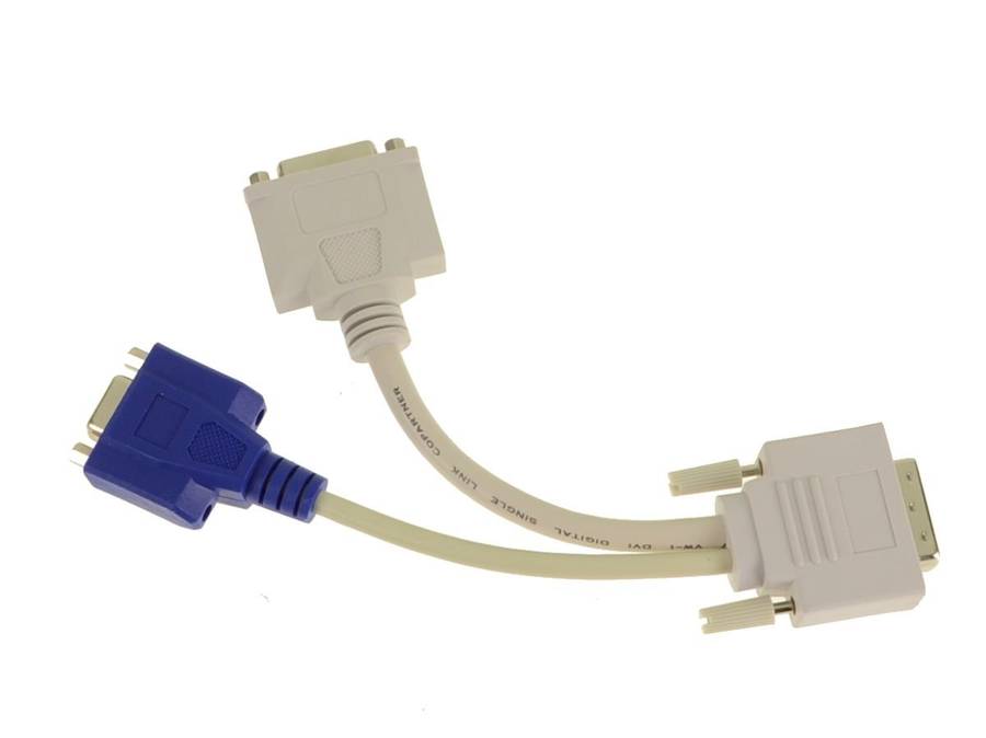 DVI to DVI & VGA Splitter Cable  Used