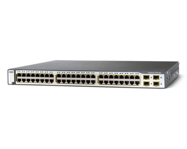Cisco Ws-C3750-48Ps-S - 48 Port 10/100 Poe Switch - Refurb Switch