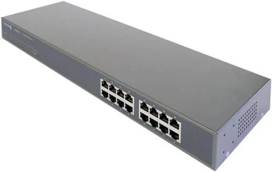 Trendnet TE100-S16 16 Port 10/100 Fast Ethernet Switch  Used