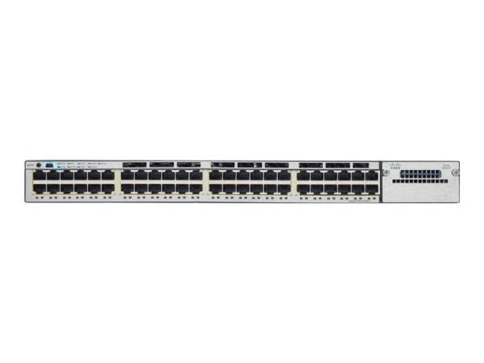 Cisco Catalyst Ws-C3750X-48P-S - Layer 3 - 48 X 10/100/1000 Ethernet Poe+ Ports - Ip Base - Manag...