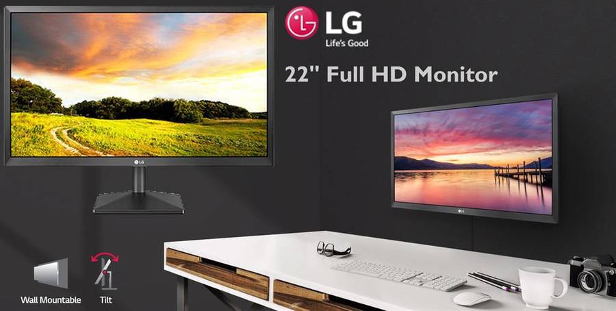 LG 22MK400H - 22 Inch Full HD Monitor - A Grade - Demo Unit